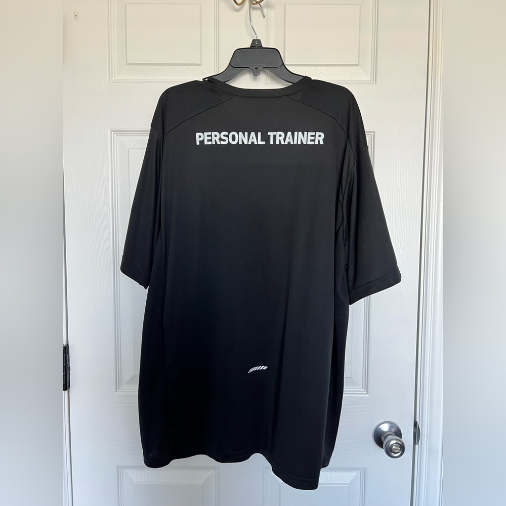 Sport Tek size 3X performance wear material PERSONAL TRAINER shirt.24 hr fitness